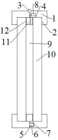 Folded vacuum noise reduction glass window