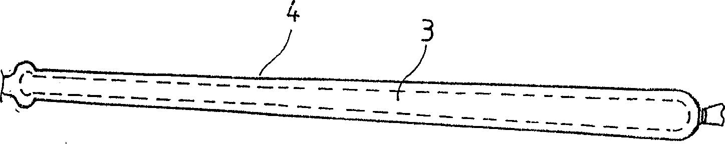 Method for making composite material club