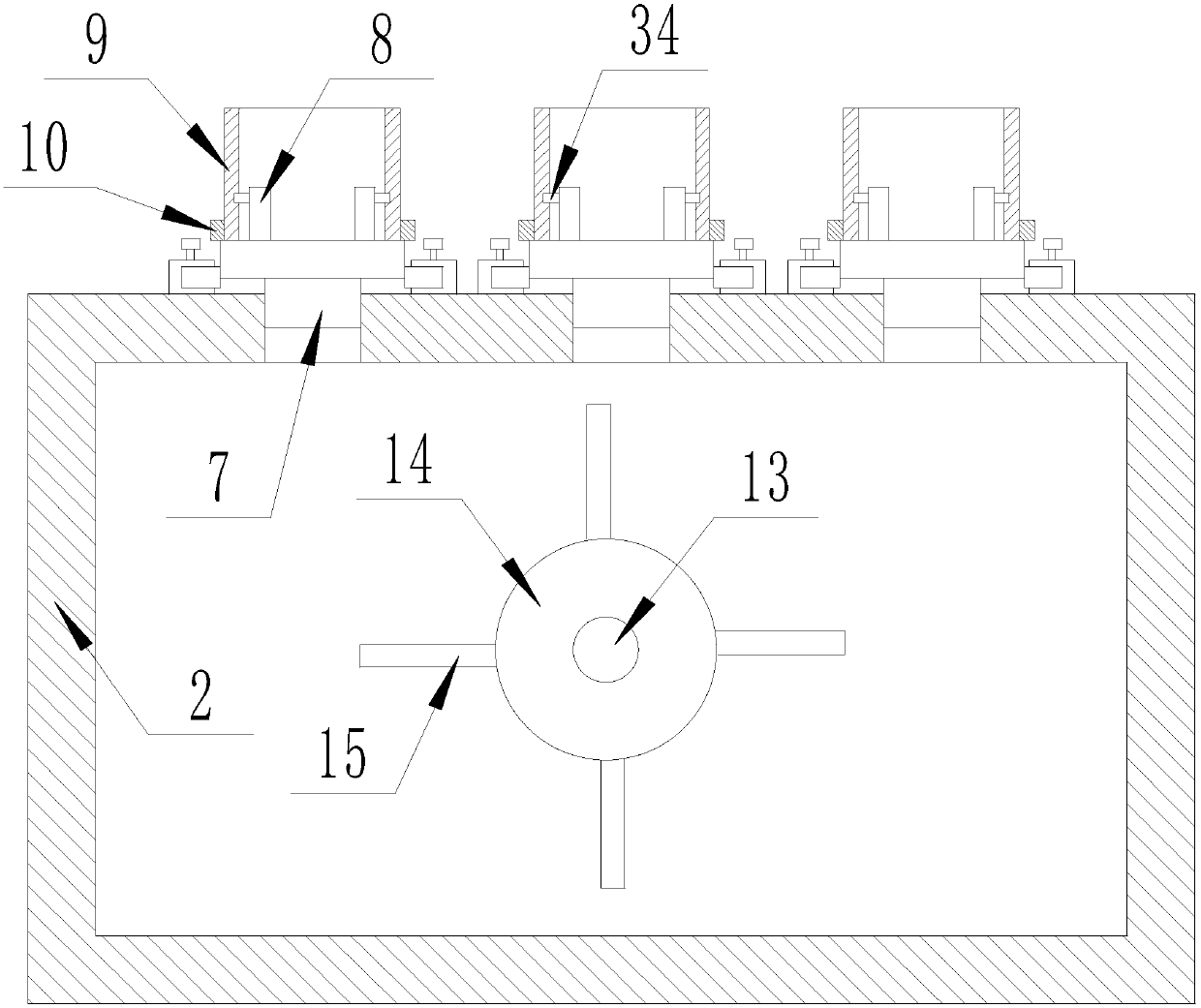 Agricultural plant-root water-spraying device