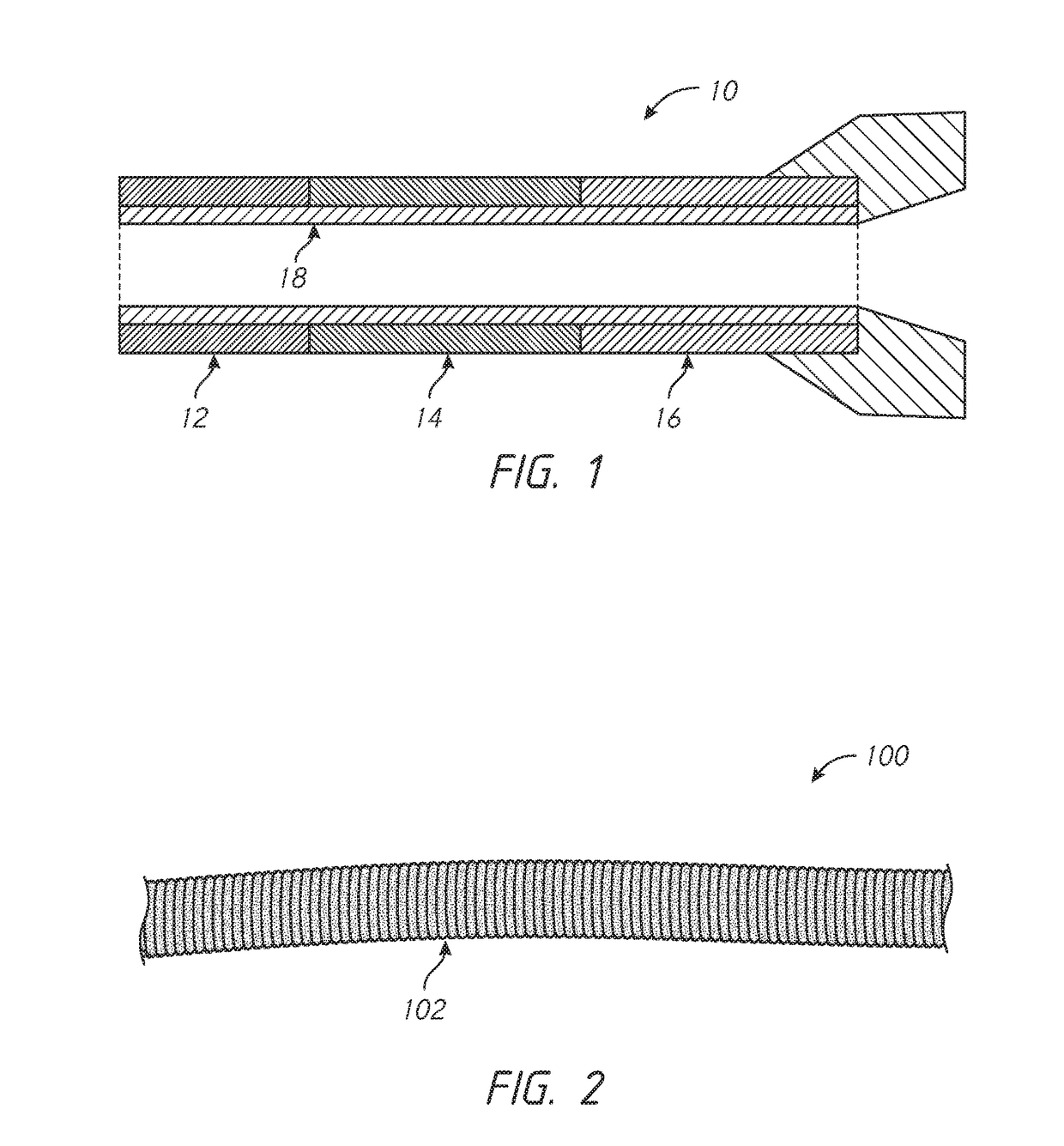 High flexibility, kink resistant catheter shaft