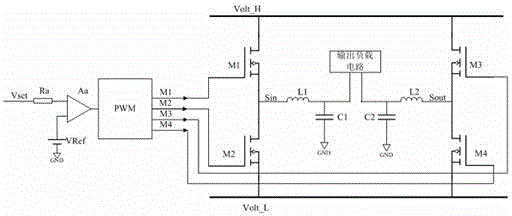 Motor drive circuit eliminating output leakage current