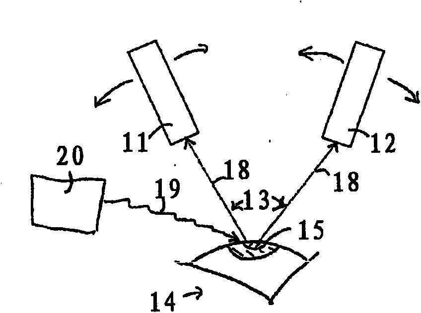 Virtual microscope system for monitoring the progress of corneal ablative surgery and associated methods