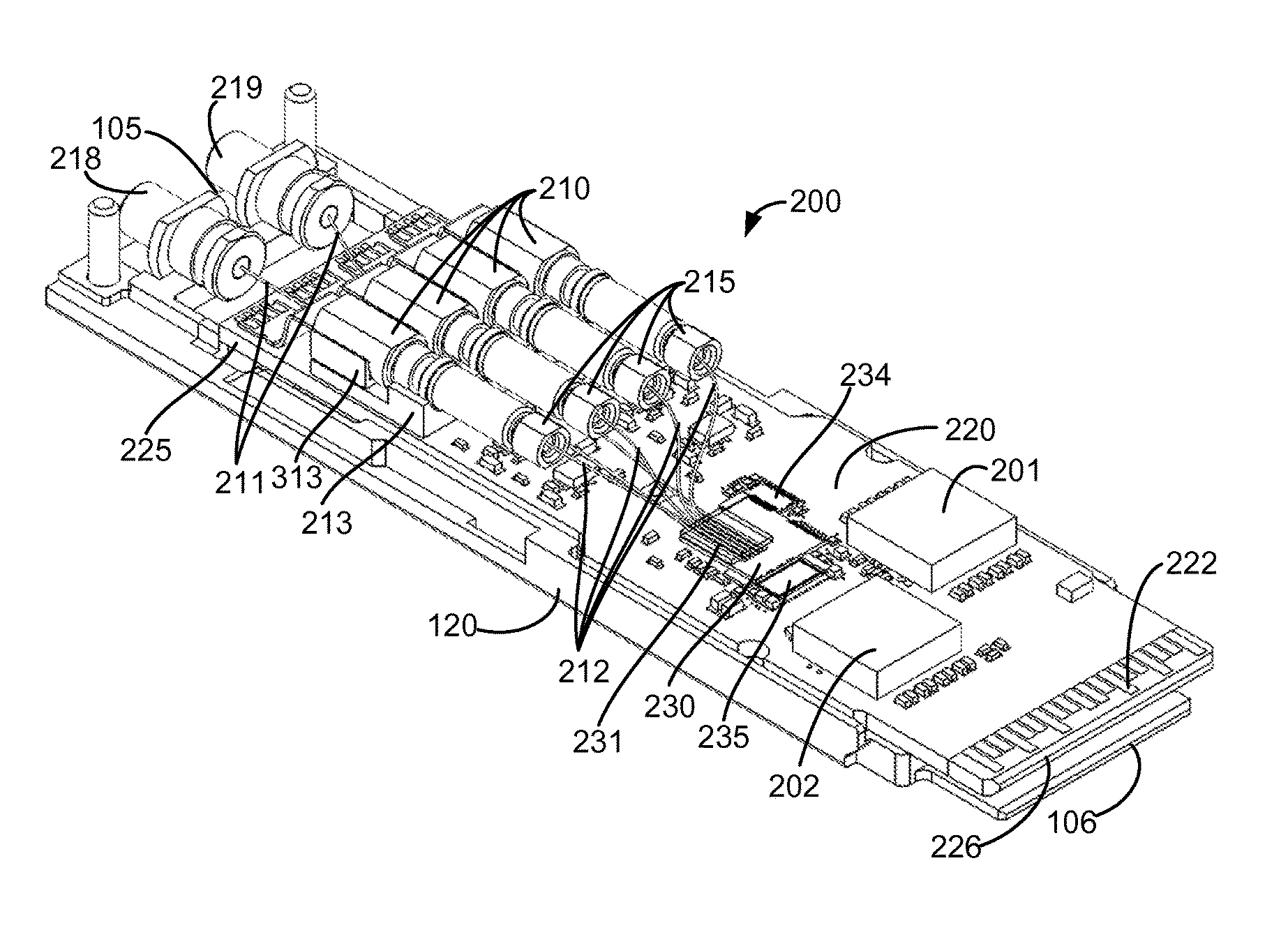 Package structure for photonic transceiving device