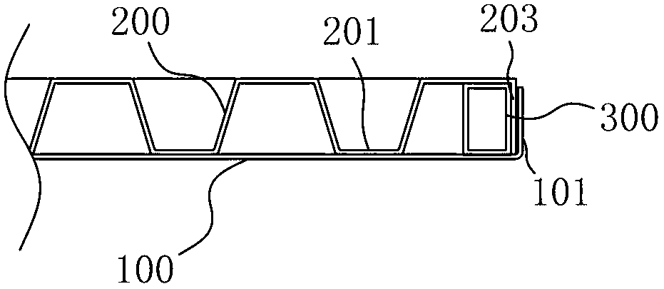 Structure of composite table top