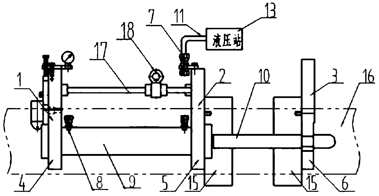 GIL conductor three-post insulator crimping equipment