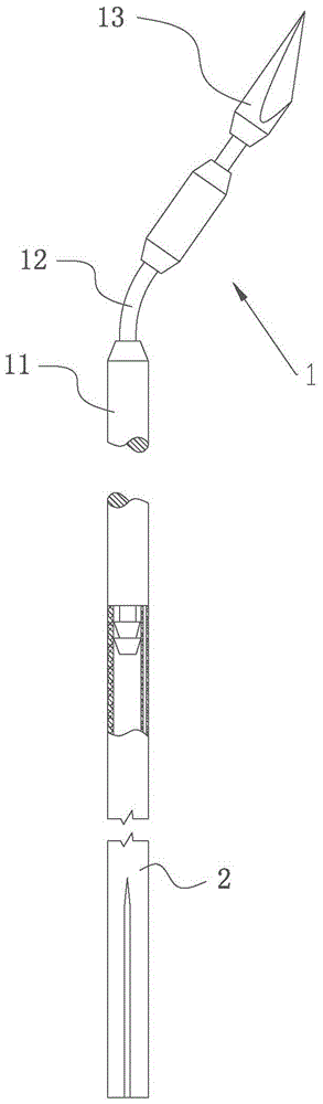 Drainage tube with puncture needle and utilization method of drainage tube