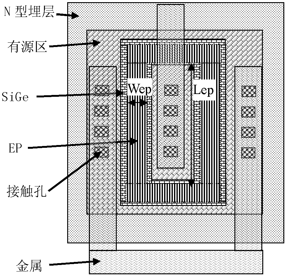 Method for extracting base parasitic resistance from HBT component