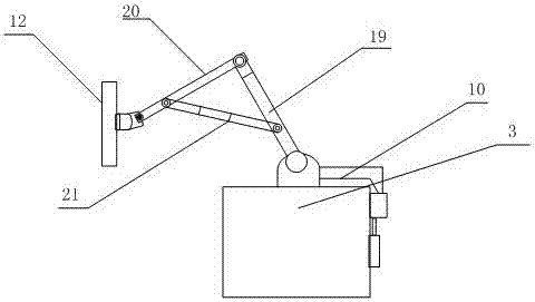 Unmanned aerial vehicle used for cleaning high-altitude glass