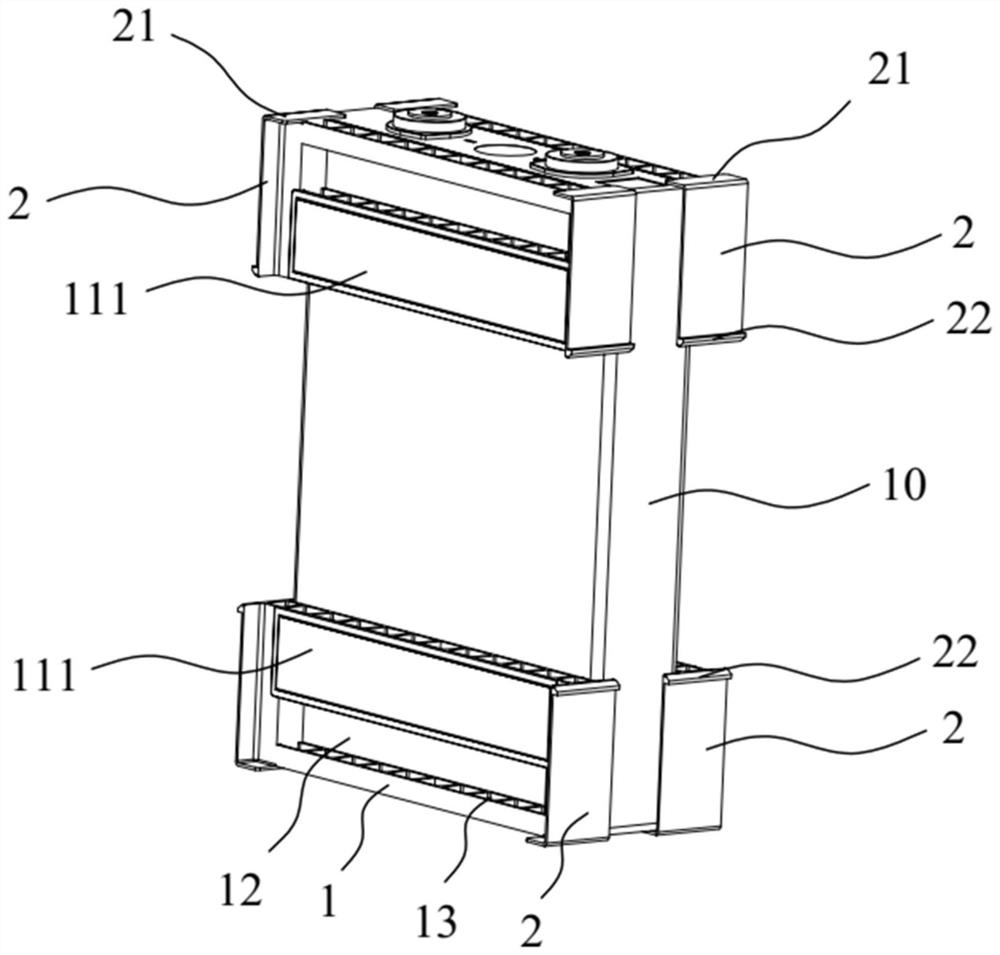 Battery core bracket, battery core module and battery pack