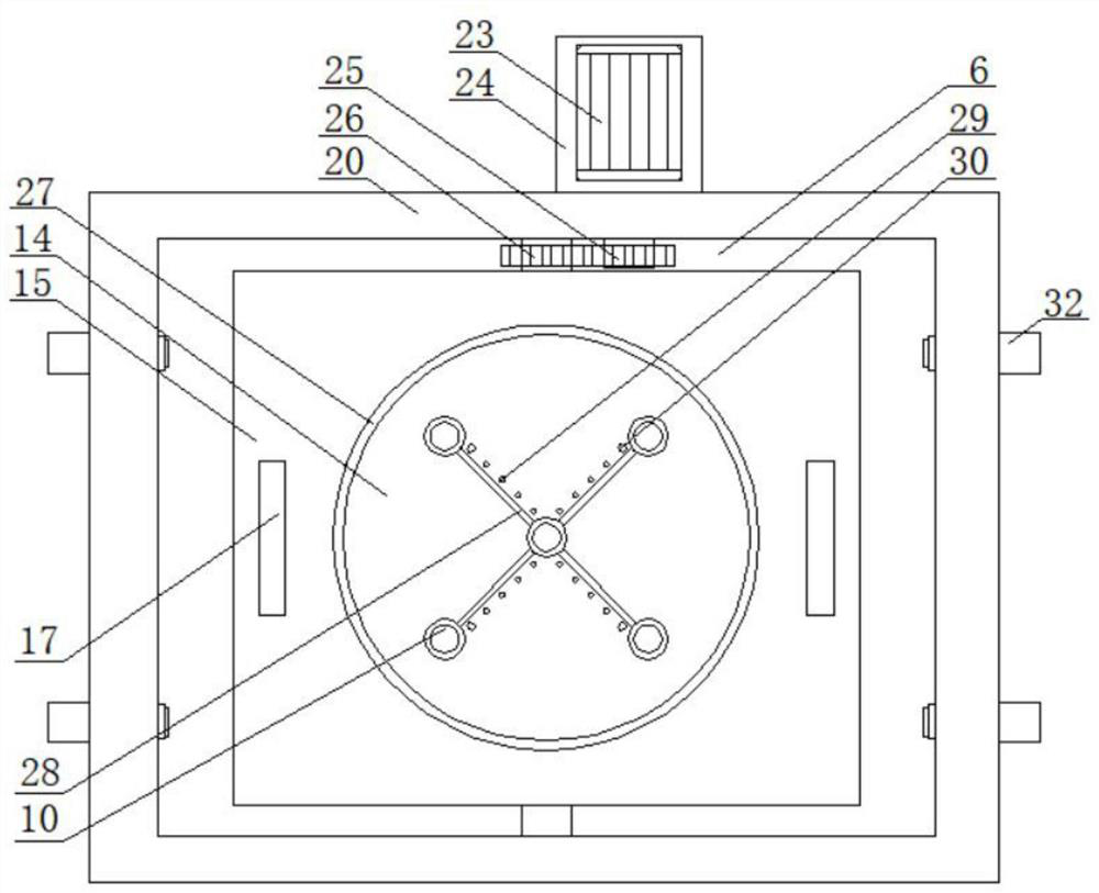 Hollow glass production clamp with built-in sunshade curtain