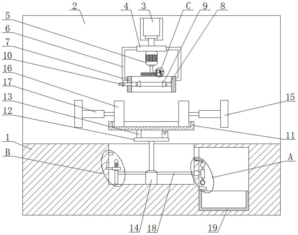 Electric brush plating device and method for repairing inner hole of part of motor