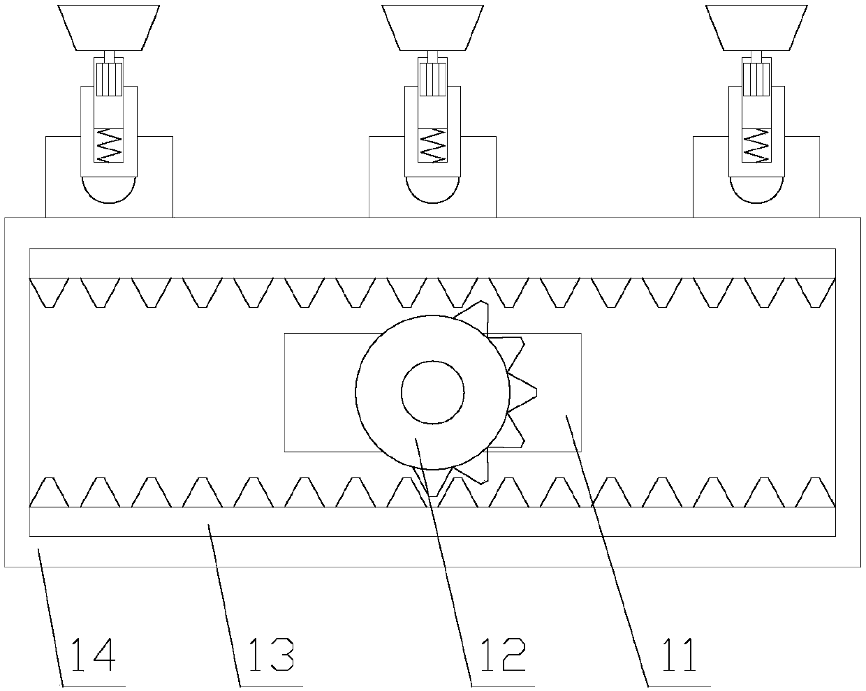 Waste gas purification equipment with functions of particulate matter removal and air pressure adjustment