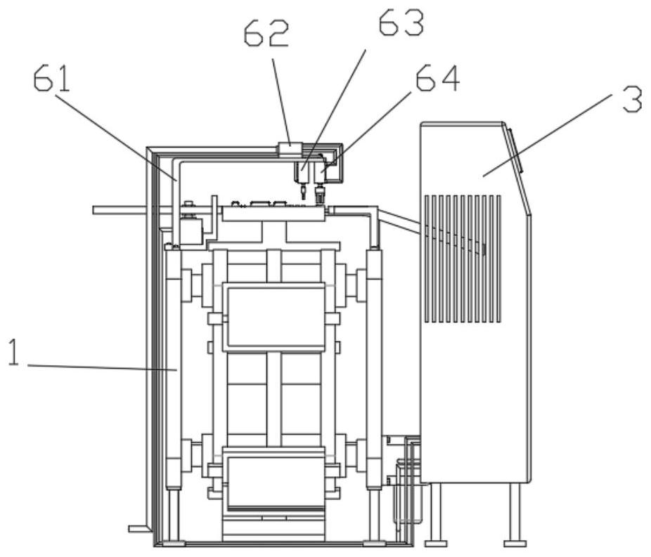 Online intelligent detection equipment for computer mainboard