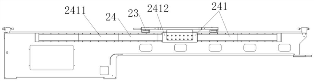 A printer nozzle movement adjustment device