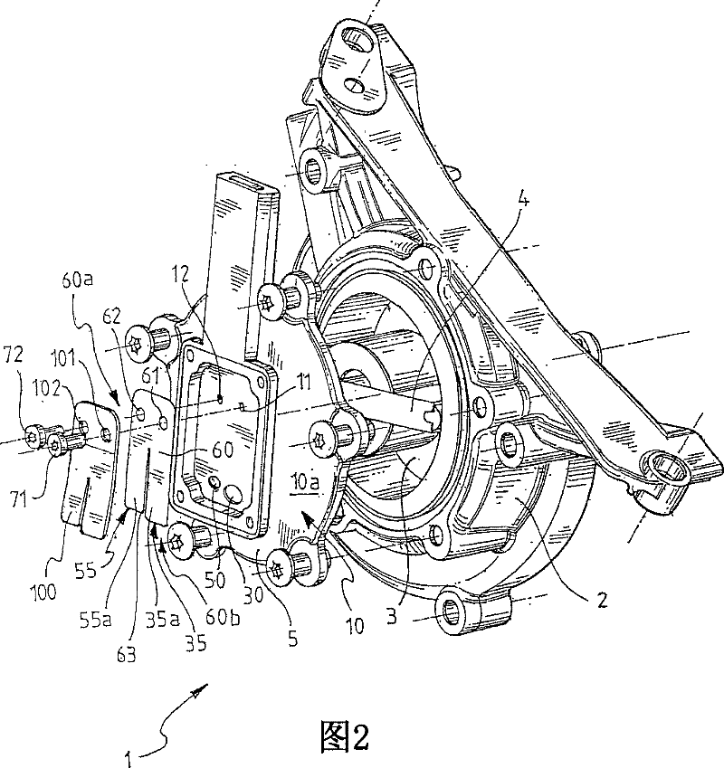 Vacuum pump for vehicle motors and one-way valve for said vacuum pump