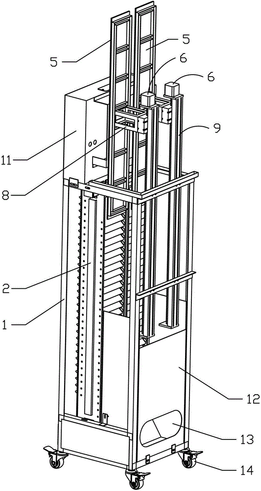 Full-automatic gift distributing machine