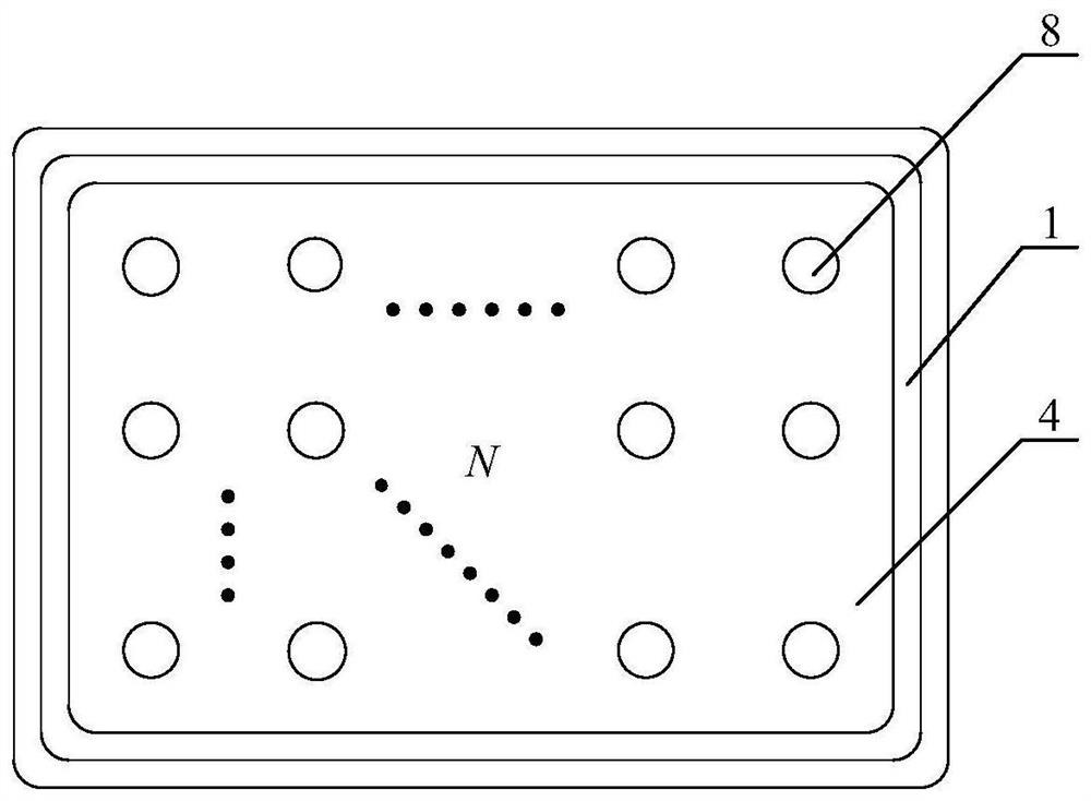 Square sheet semiconductor pulse power switch and preparation method thereof