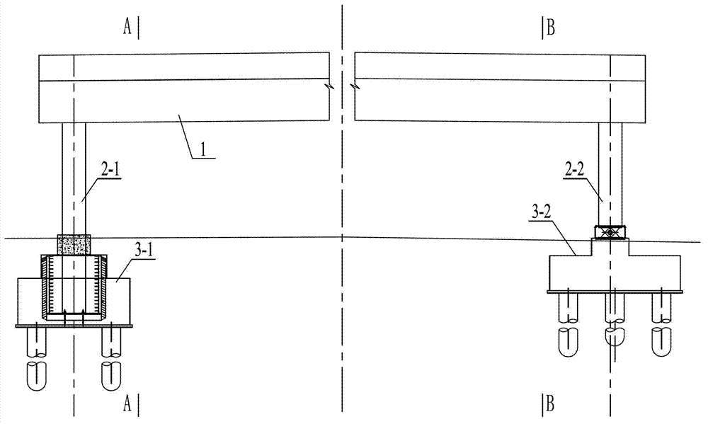 Steel-structured passenger foot bridge