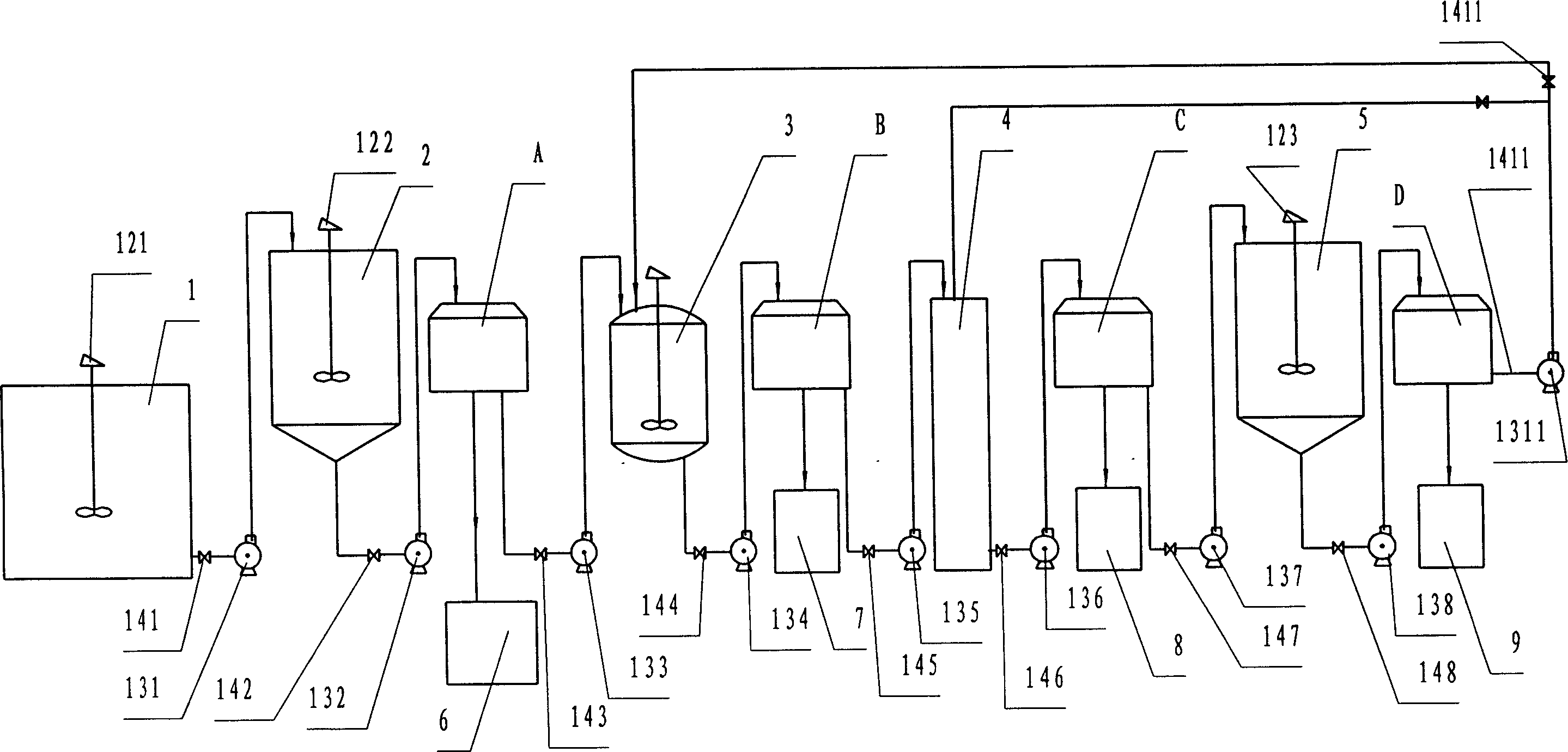 Recovery method of heavily polluted substance produced in ADC foaming agent production process and its device