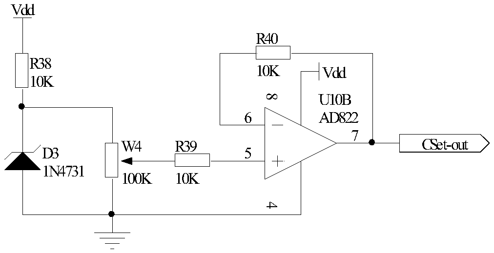 Voltage tracking type constant current source device