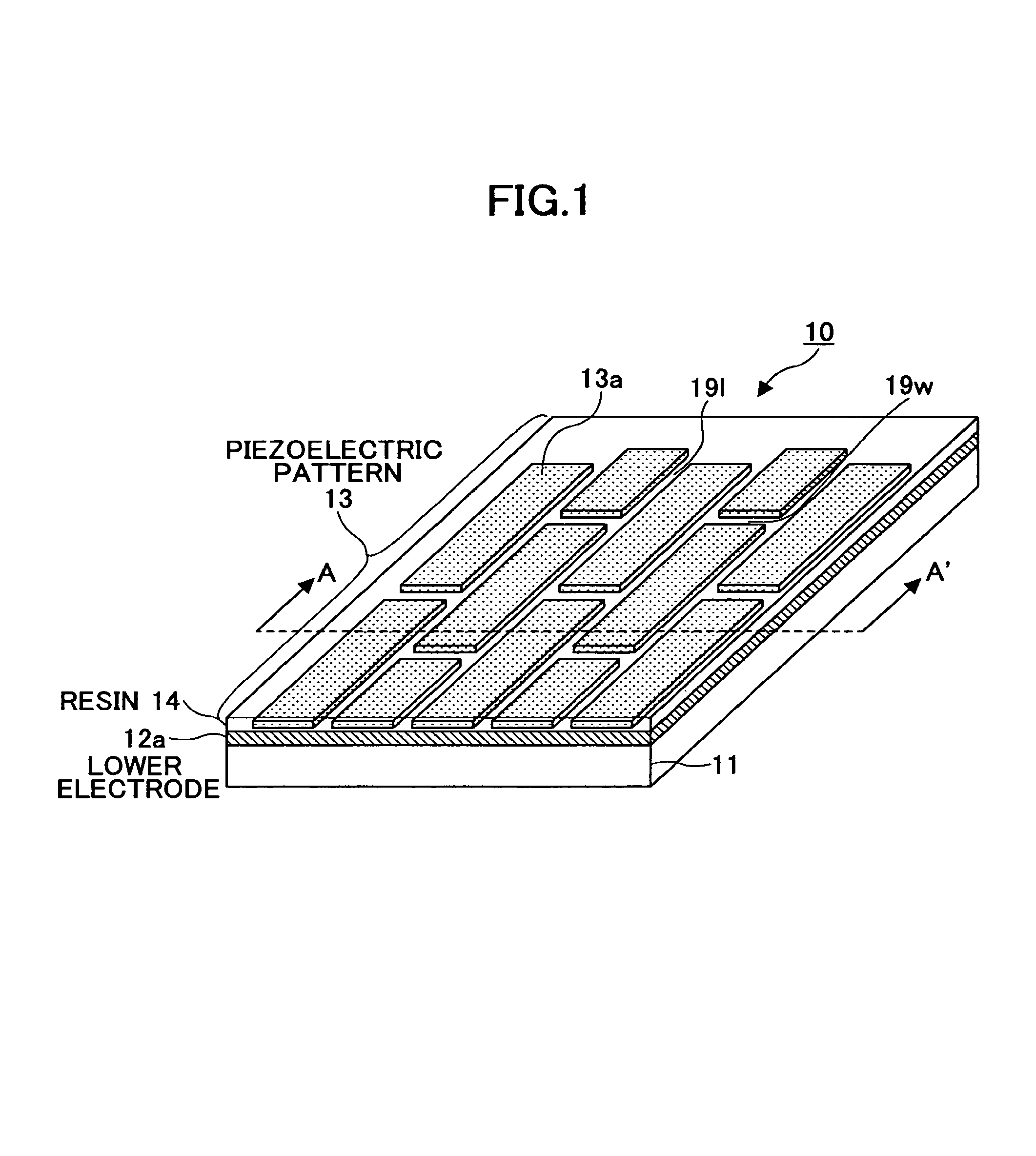 Thin-film piezoelectric device and method of manufacturing the same