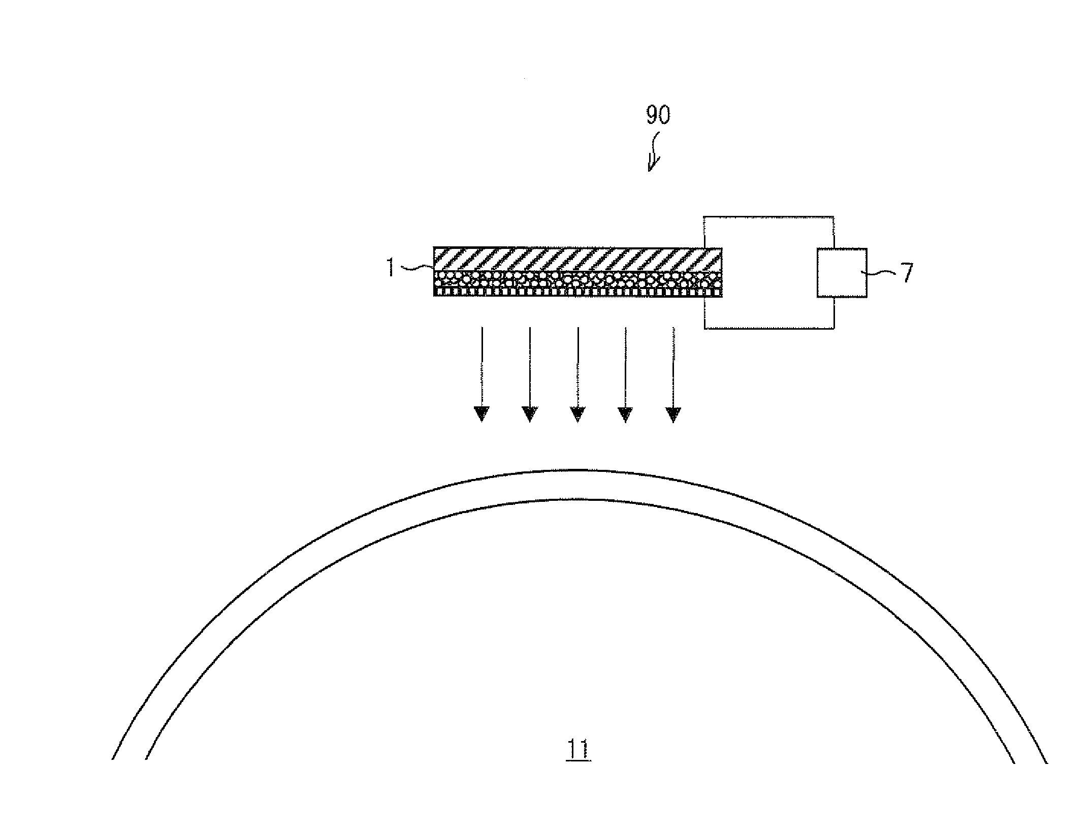 Electron emitting  element, electron emitting device, charging device, image forming apparatus, electron-beam curing device, light emitting device, image display device, air blowing device, and cooling device