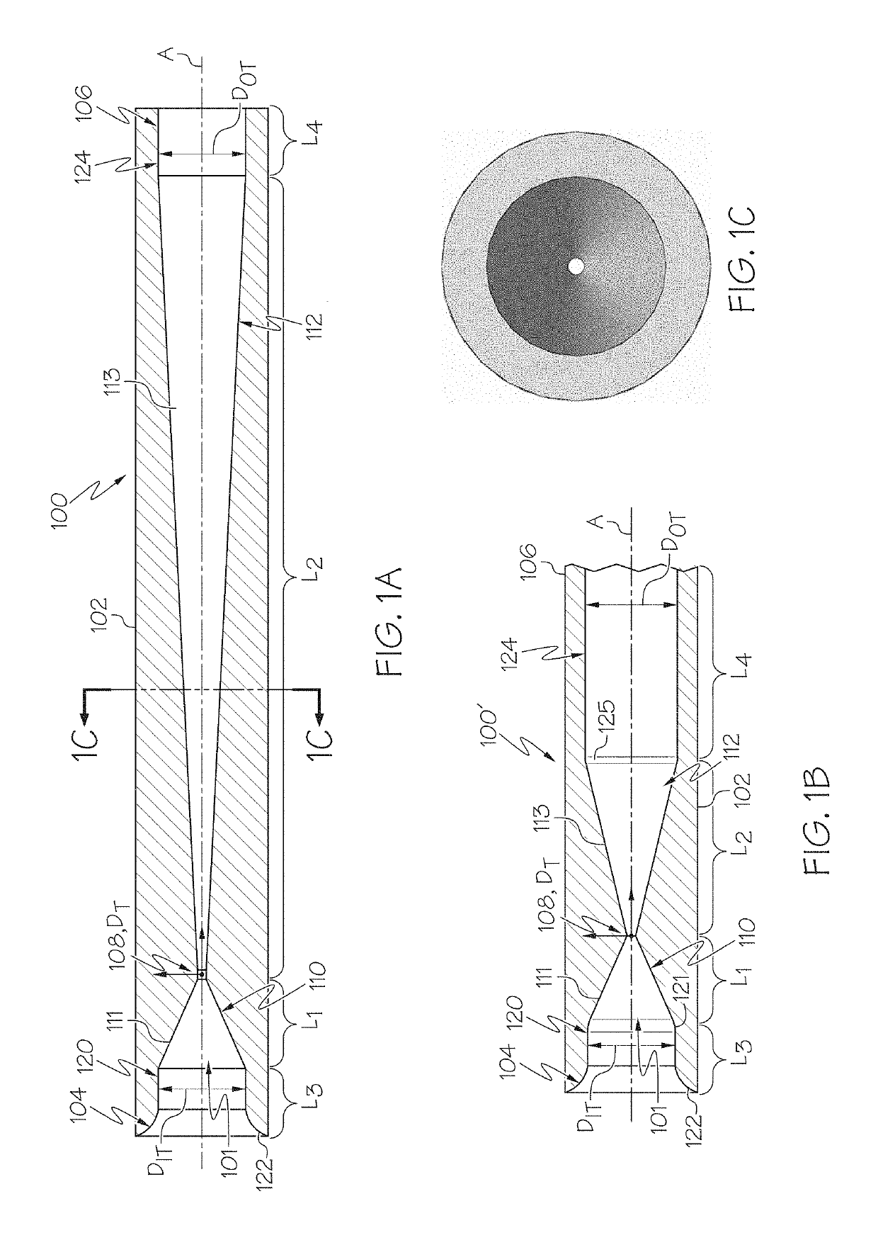 Restrictors using the Venturi effect