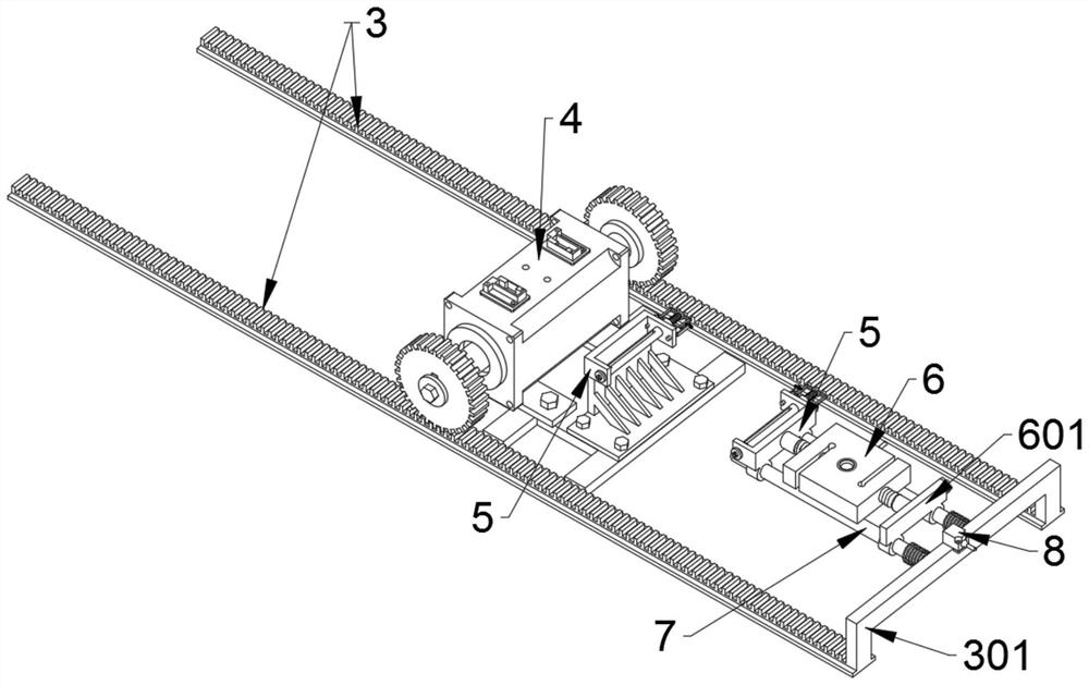 A tensile performance testing device based on polymer rubber testing