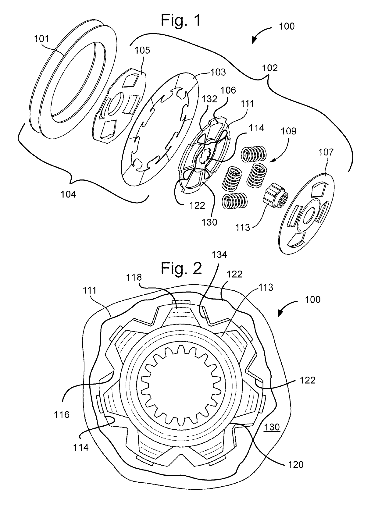 Clutch damper assembly