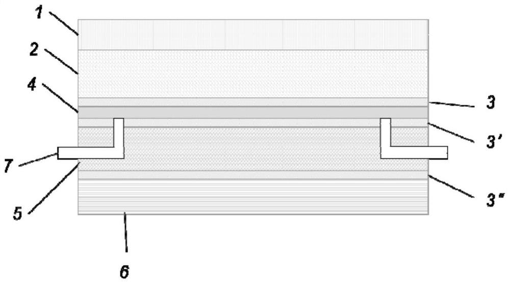 Directional electric heating and heat conducting device and preparation method thereof