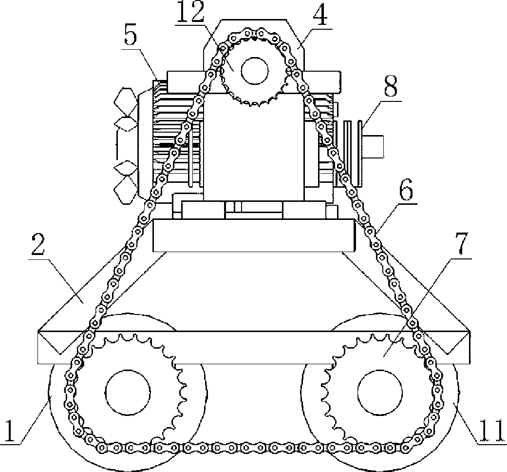 Vibrating roller special for construction of pervious concrete pavement