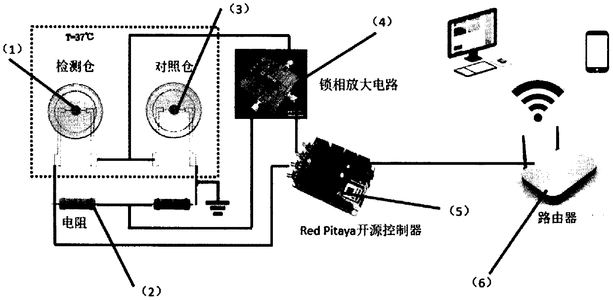 Portable thrombus detection device based on broadband bioelectrical impedance