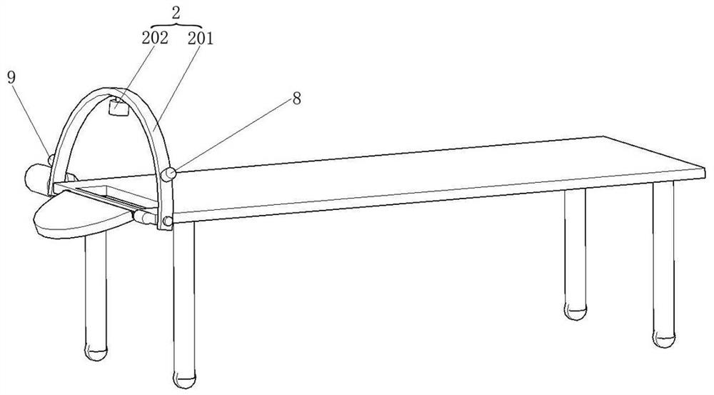 Flip type neck tumor radiotherapy device