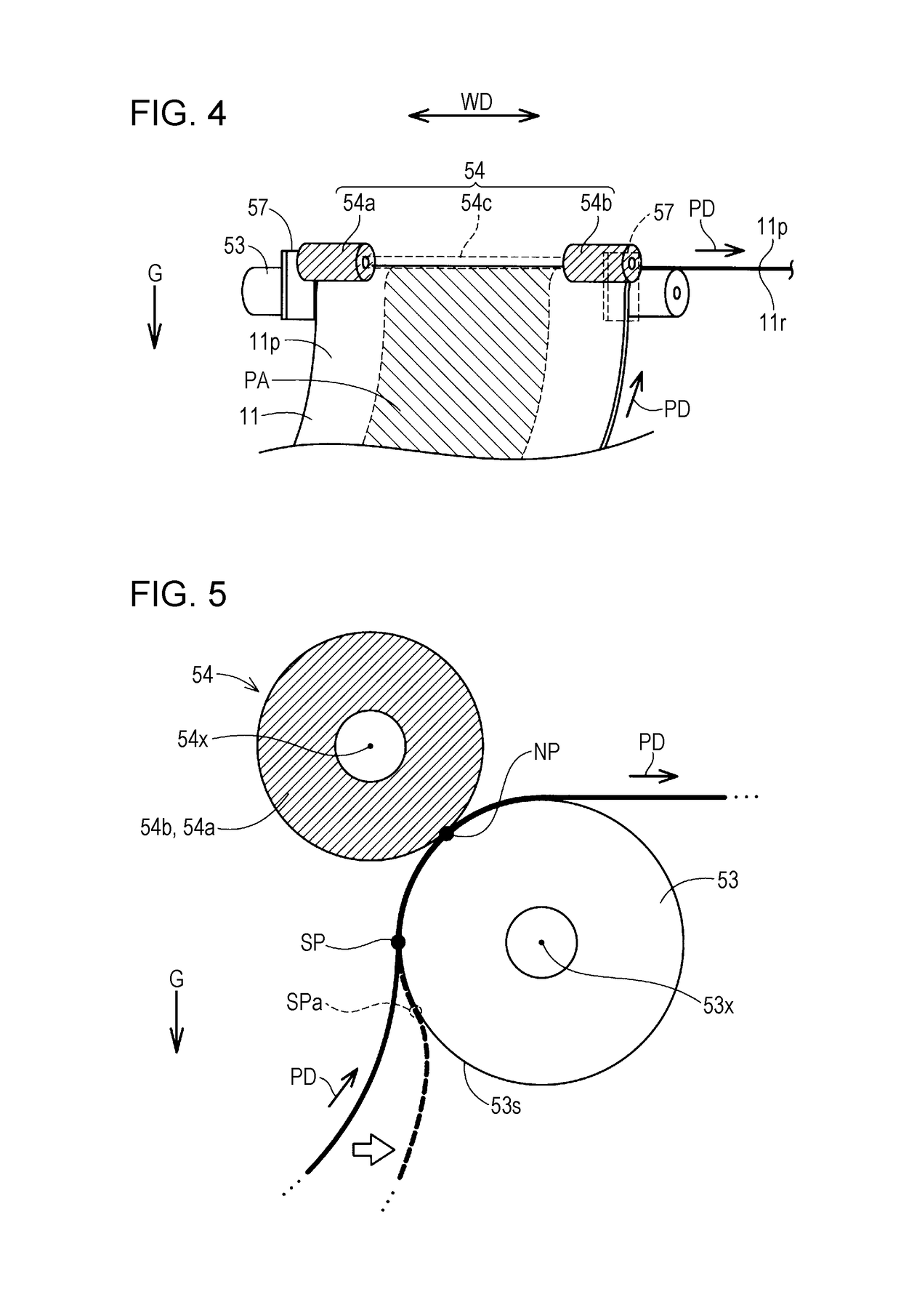 Transporting device and printing apparatus