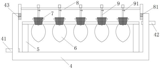 Pretreatment device applied to food polychlorophenol detection and treatment method thereof