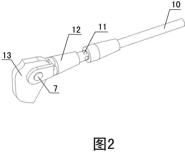 U-shaped tool device for prestressed steel structure tensioning construction and construction method