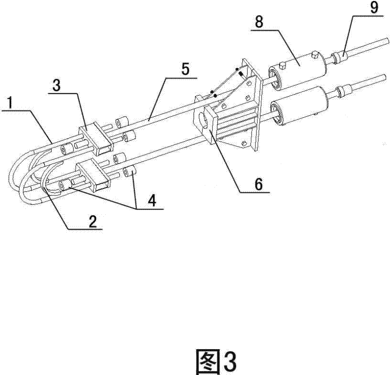 U-shaped tool device for prestressed steel structure tensioning construction and construction method