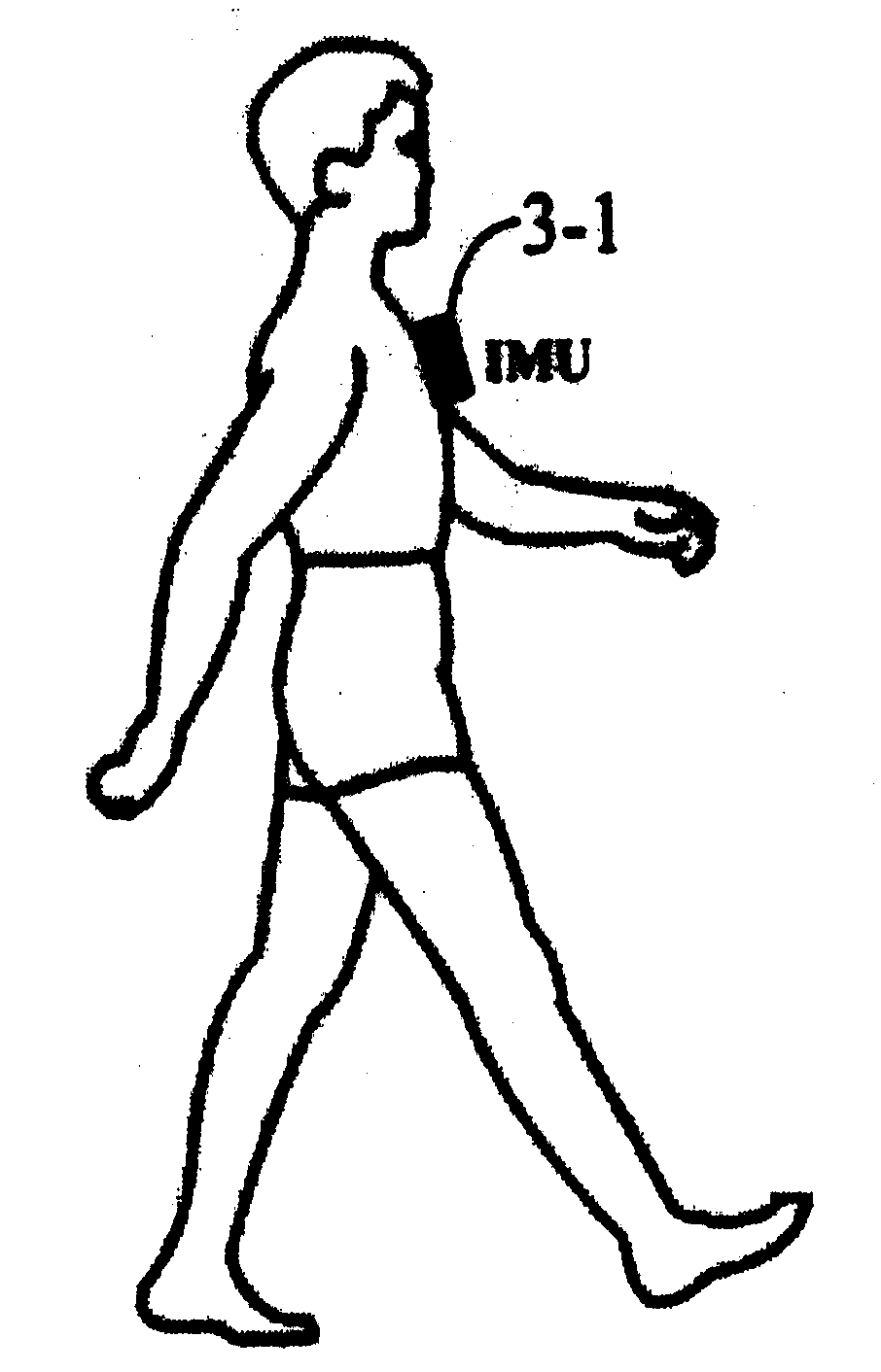 Wearable human body gait detection self-localization method