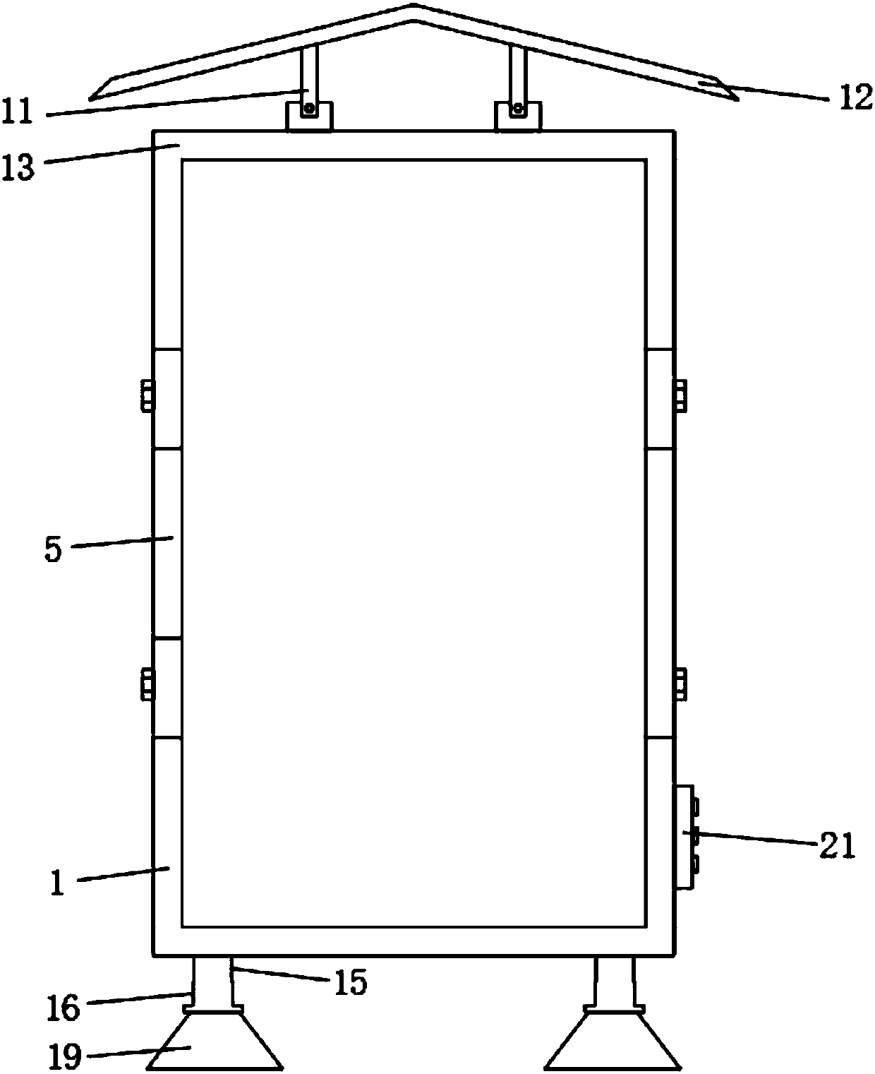 Power distribution cabinet convenient for combination