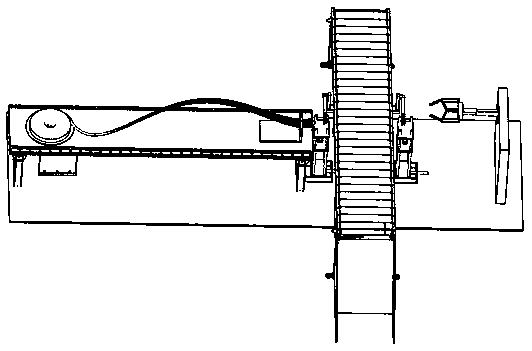 Magnetic automatic bagging machine and use method thereof