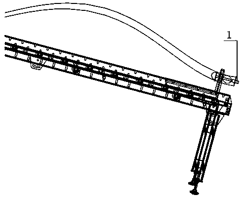 Magnetic automatic bagging machine and use method thereof