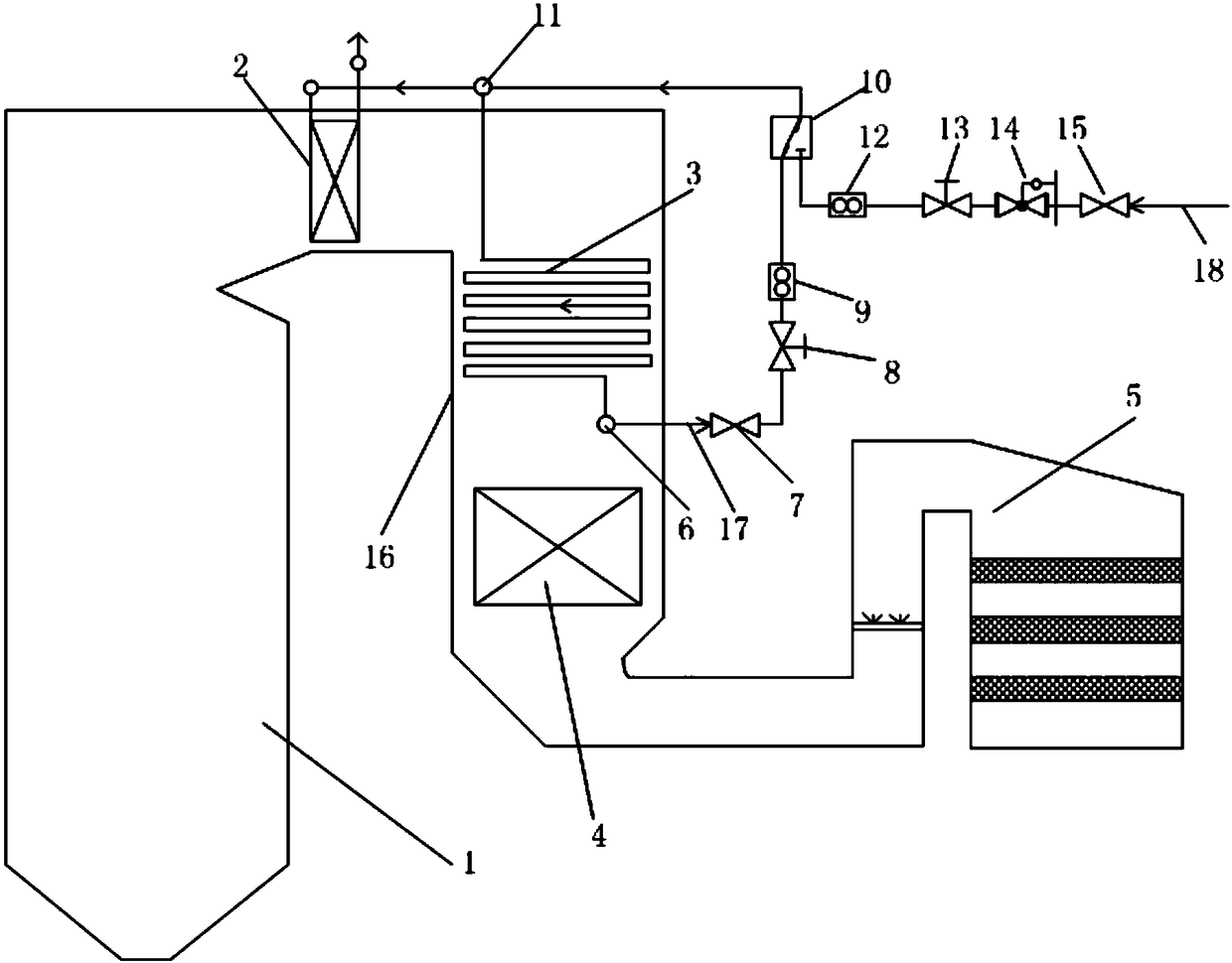 System and method for realizing machine starting denitration operation