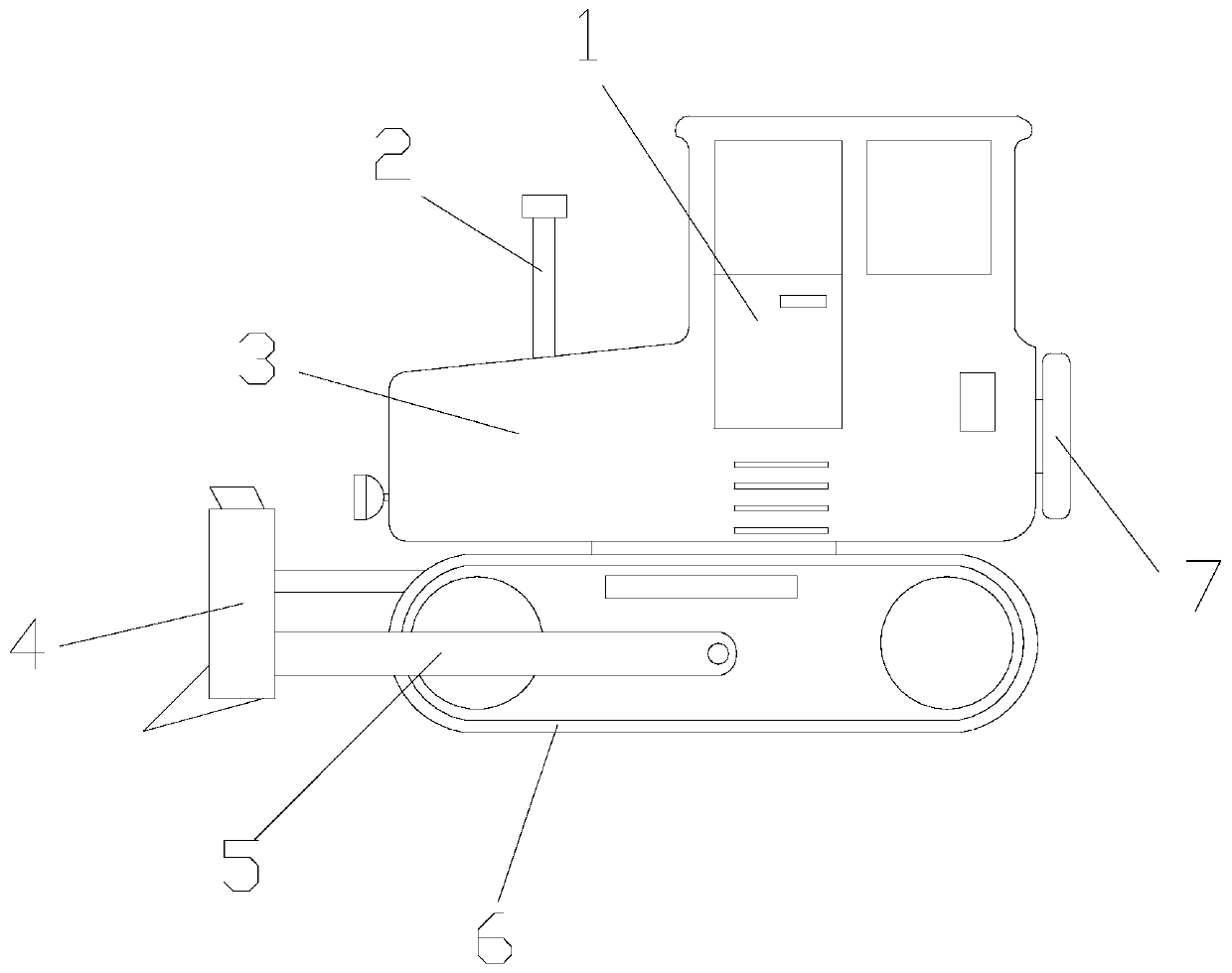 Reverse-construction-method construction mechanical device