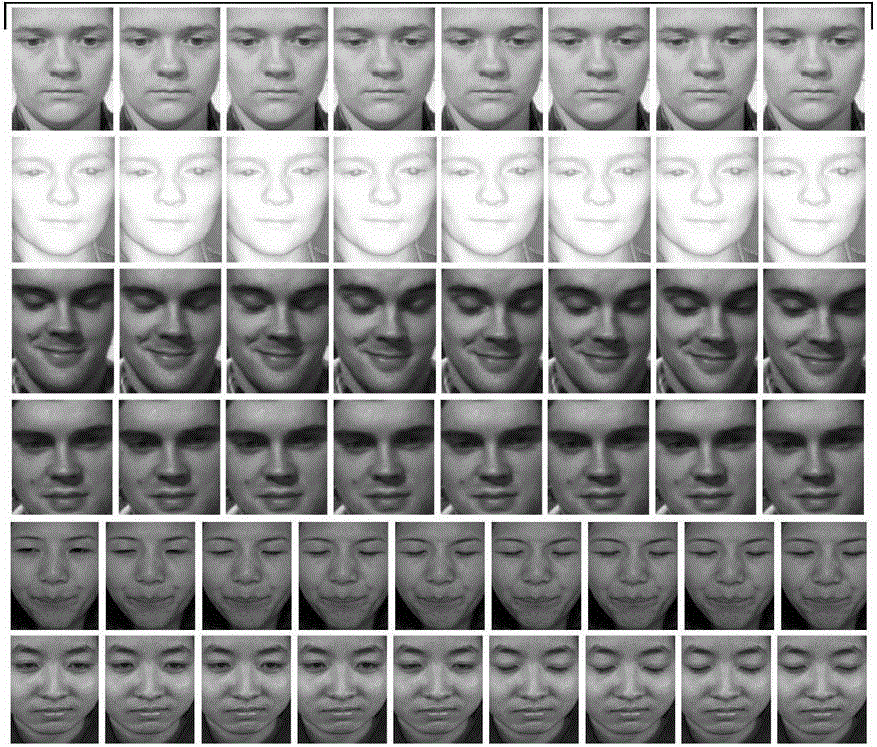 Micro expression sequence feature extracting method based on optical flow field