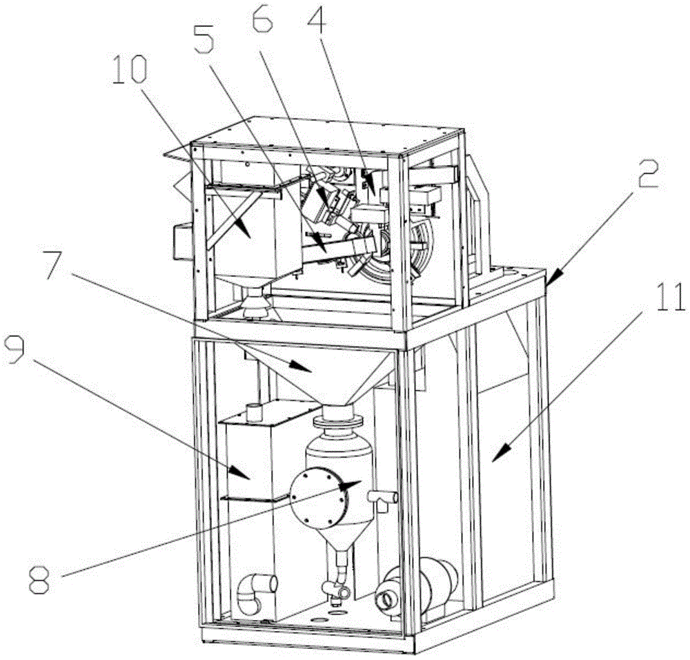 Strengthening and grinding machine for bearings