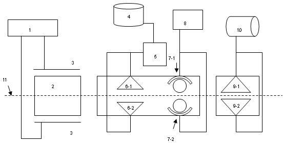 Modification method for using low-temperature plasma to initiate gas-phase grafting on surface of polyethylene film