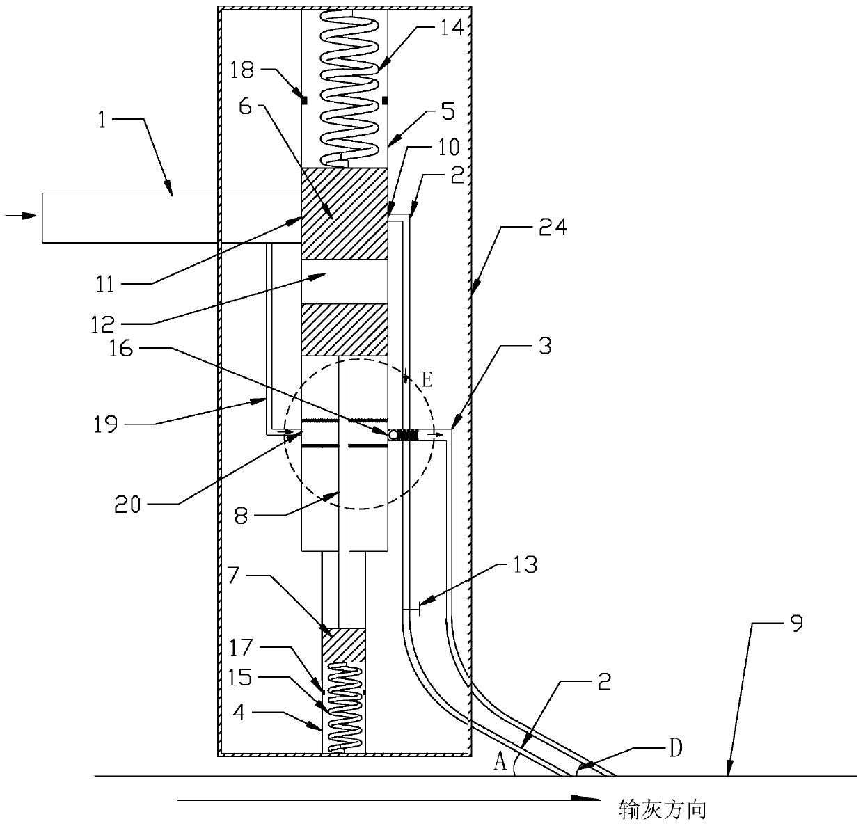 Unit fluidization, high-efficiency gas-saving, blockage control, anti-wear, leading automatic embolism full-pipe conveying system