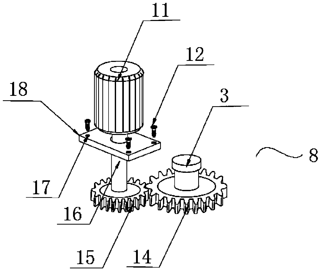 Building wind energy use system