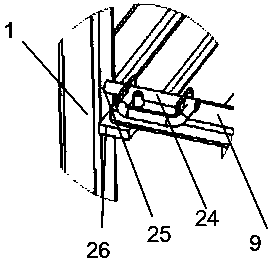 Appliance for turnover of automobile auxiliary instrument board assemblies