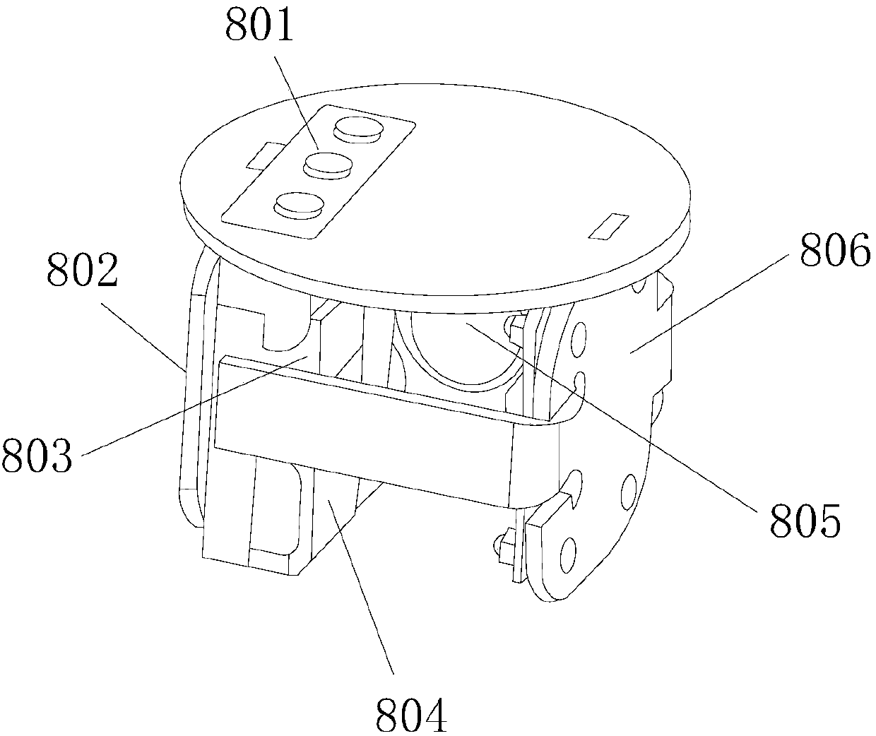 Walking stick with broadcasting function